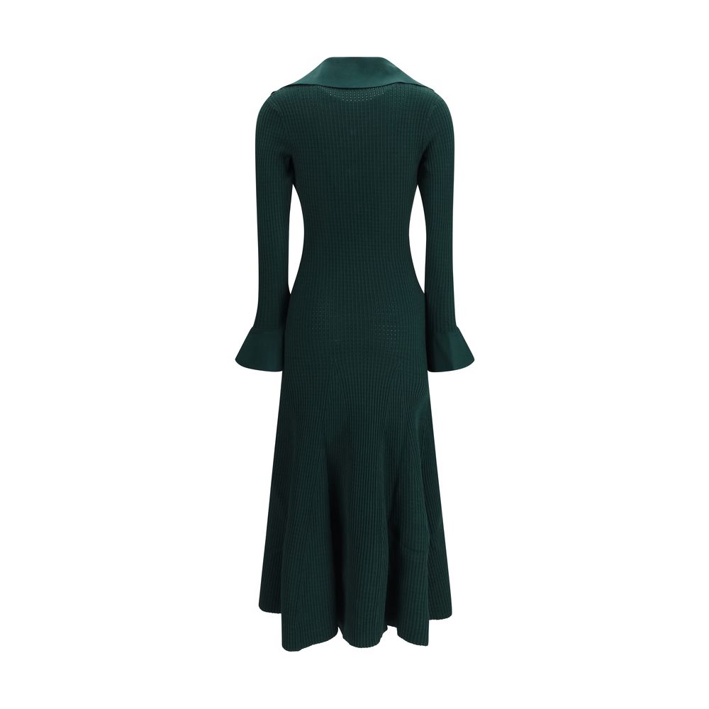 Self-Portrait Bicolor Viscose Casual Women's Dress