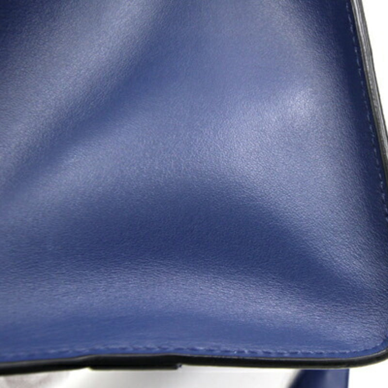 Prada Blue Leather Handbag (Pre-Owned)