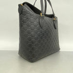 Gucci Guccissima Black Leather Handbag (Pre-Owned)