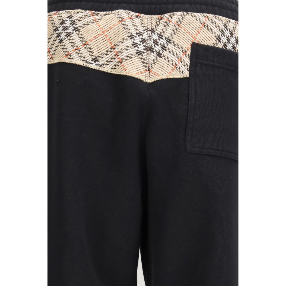 Burberry Black Cotton Joggers (Workout Men's Pants)