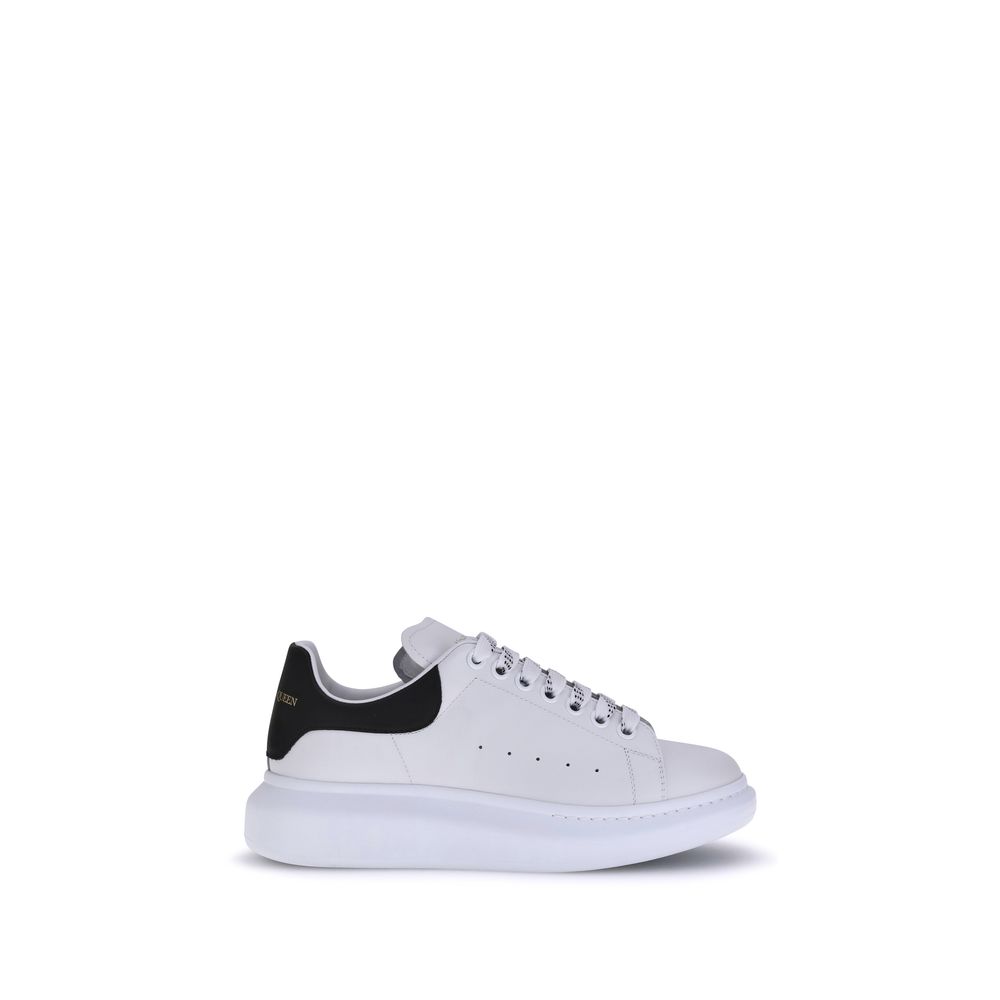 Alexander McQueen White Calf Leather Bos Taurus Platform Men's Sneakers