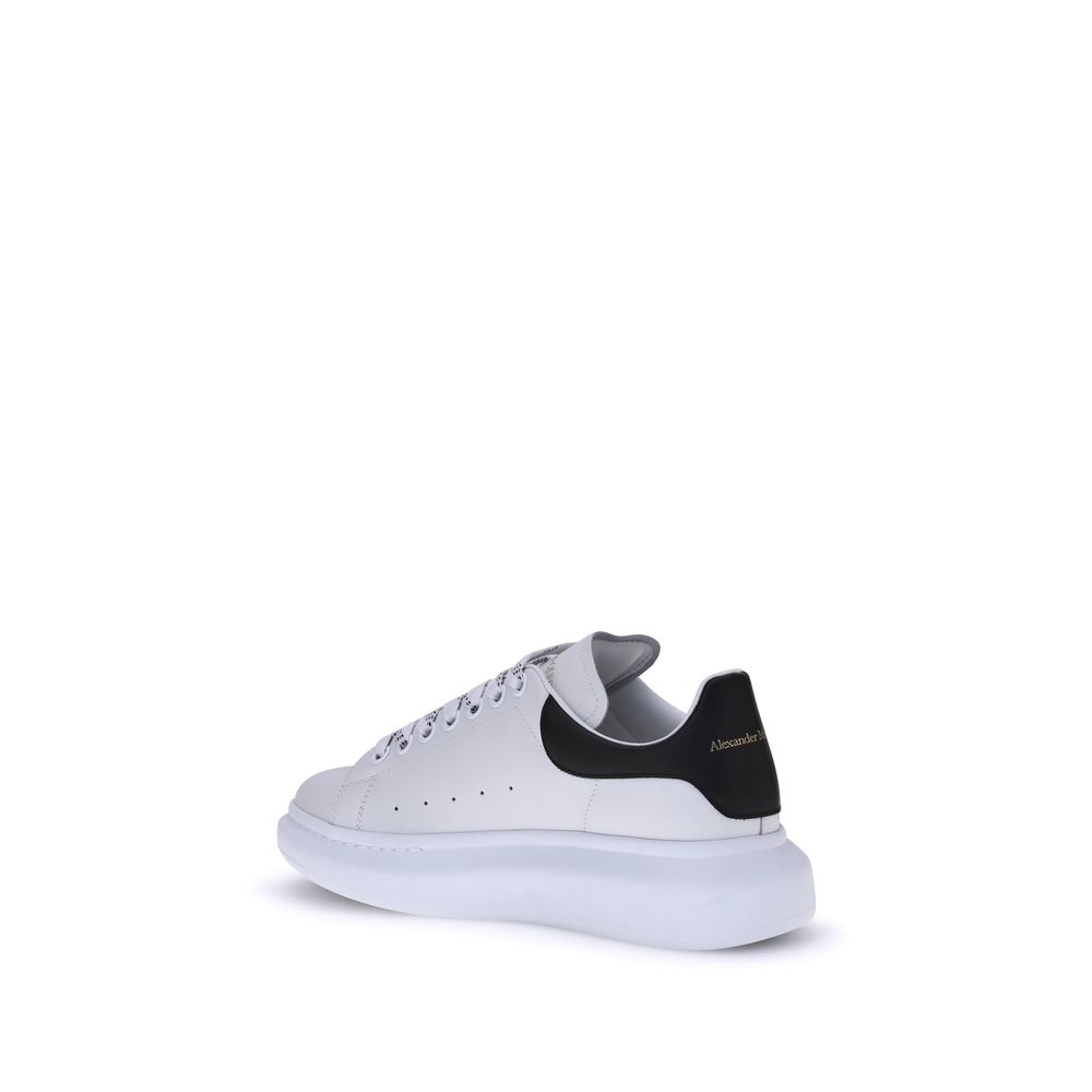 Alexander McQueen White Calf Leather Bos Taurus Platform Men's Sneakers