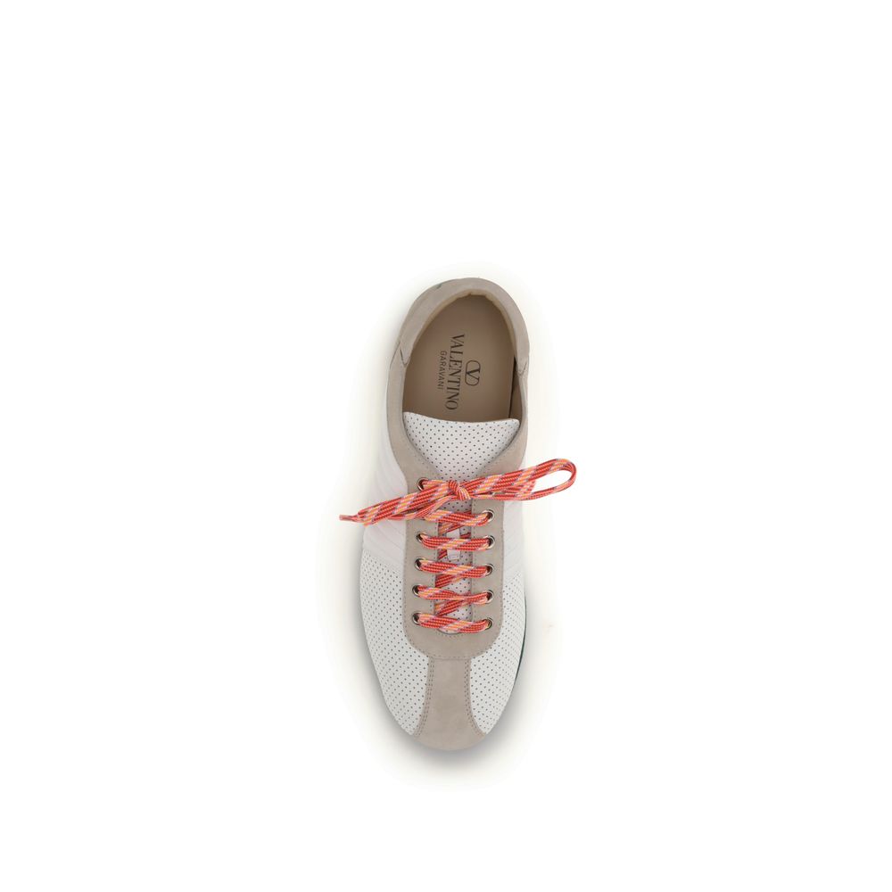 Valentino Garavani Multicolor Calf Leather Bos Taurus Athletic Men's Sneakers