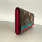 Louis Vuitton Zippy Brown Canvas Wallet  (Pre-Owned)