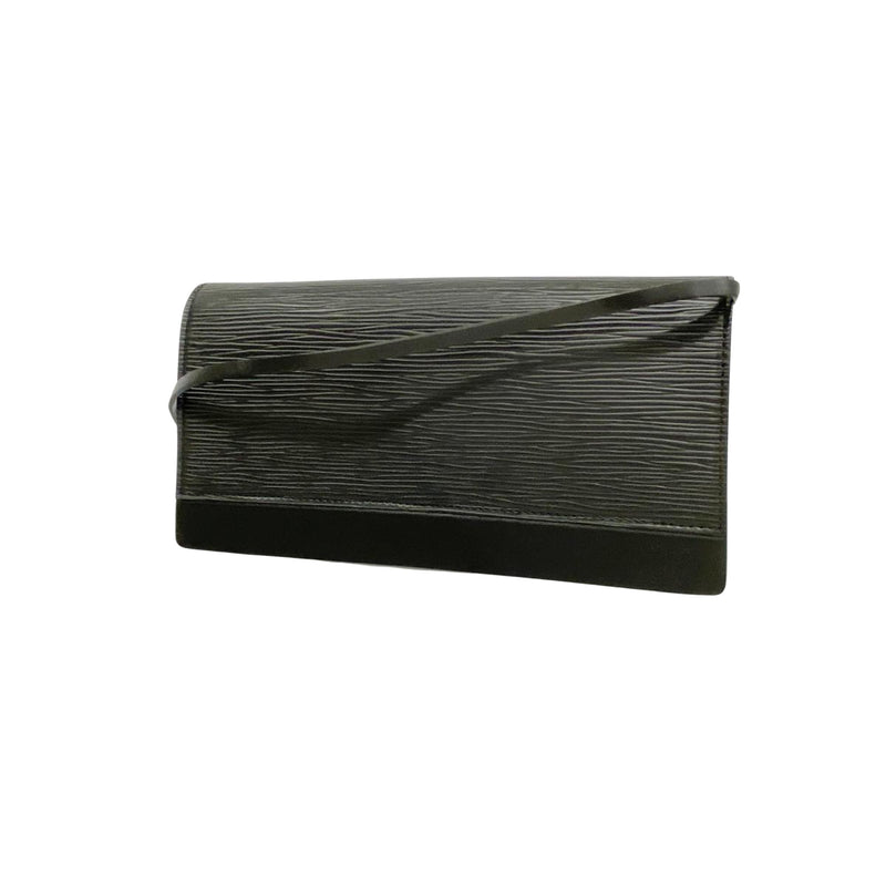 Louis Vuitton Honfleur Black Leather Shoulder Bag (Pre-Owned)