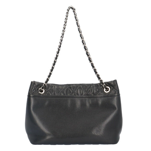 Chanel Matrasse Brown Leather Shoulder Bag (Pre-Owned)