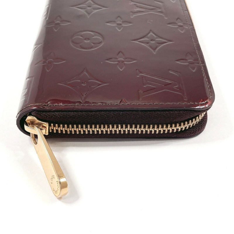 Louis Vuitton Zippy Wallet Burgundy Patent Leather Wallet  (Pre-Owned)
