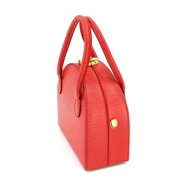Fendi Red Leather Shoulder Bag (Pre-Owned)