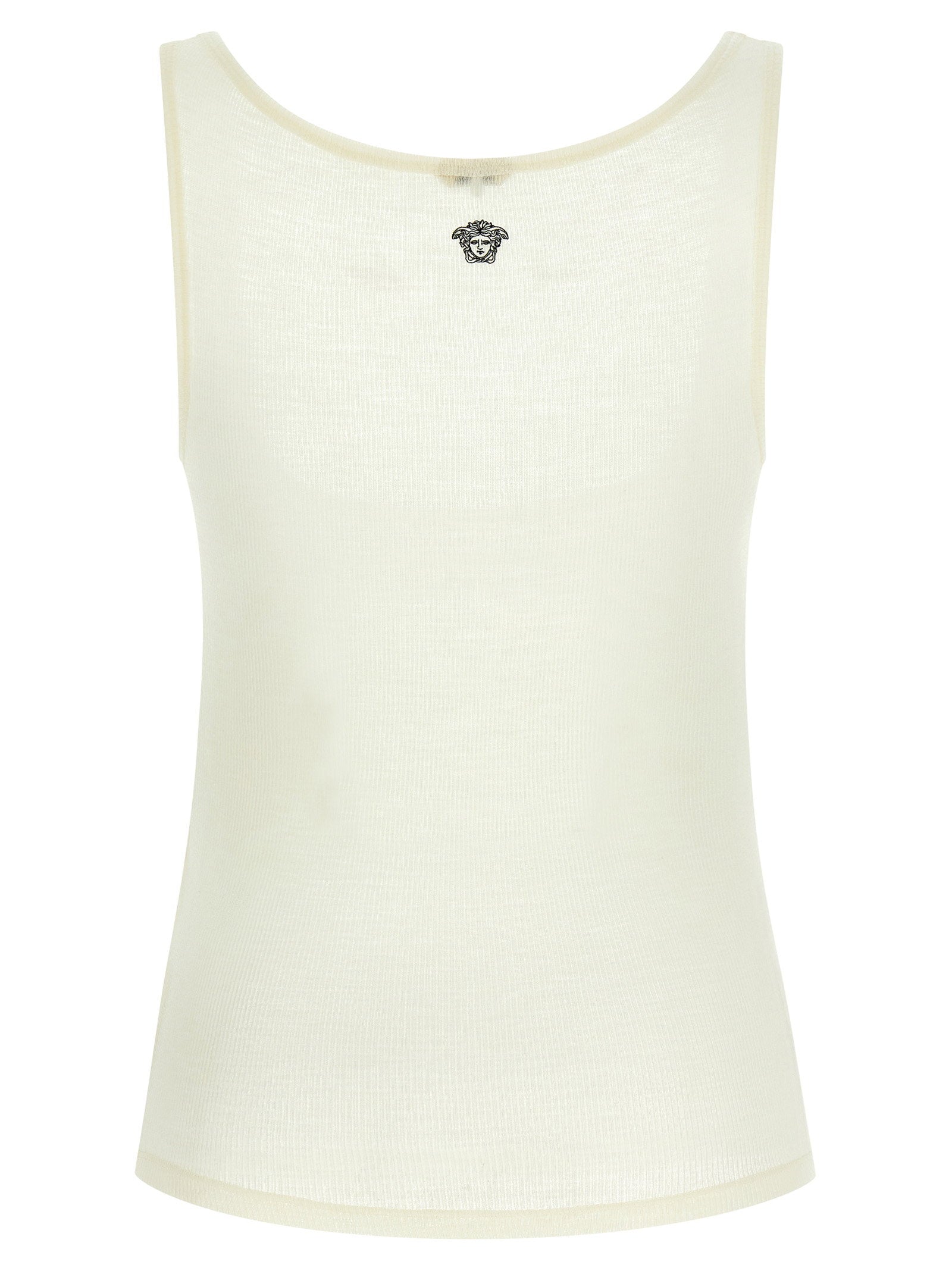 Versace Women's La Medusa Embroidery Top