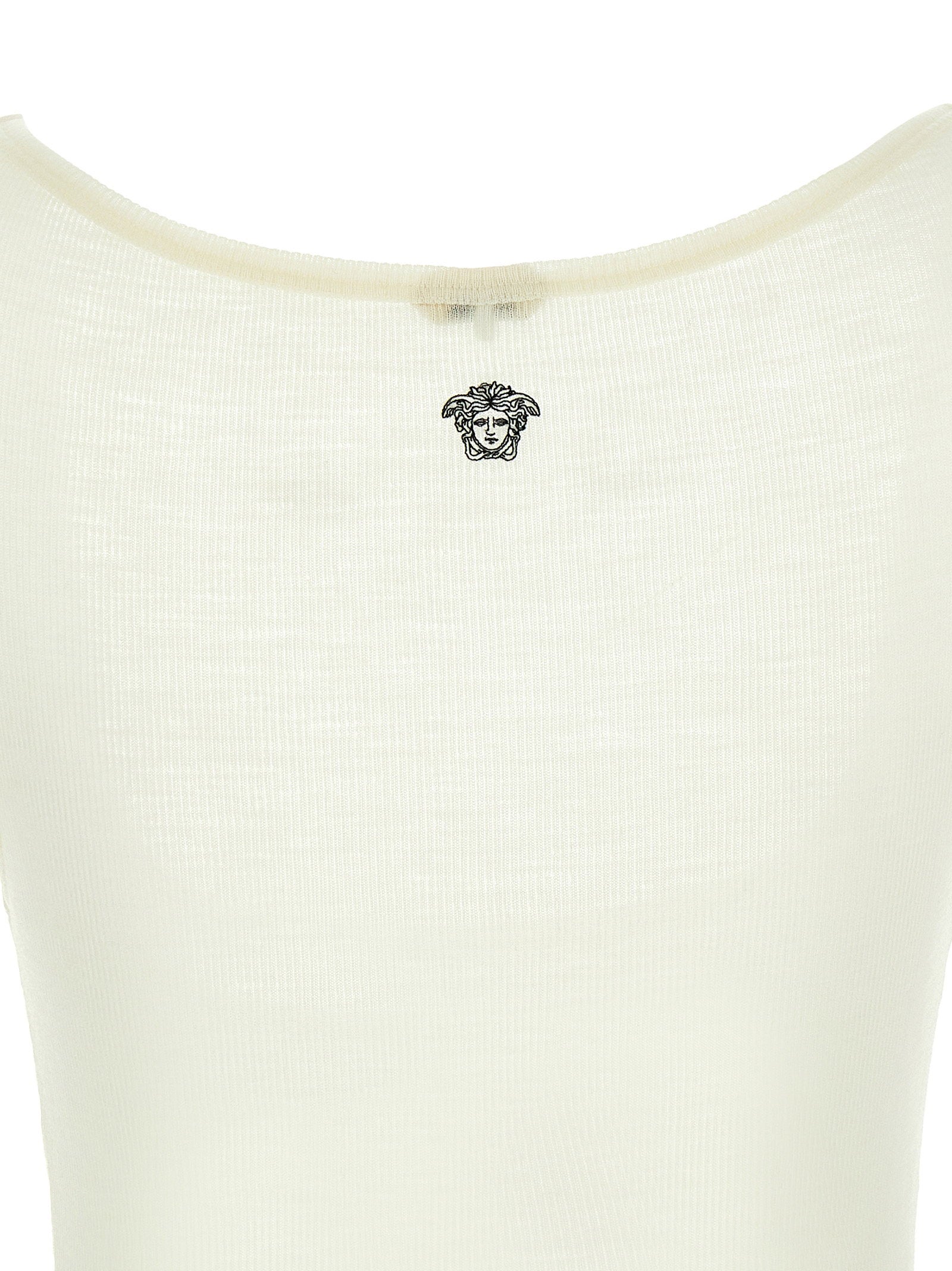 Versace Women's La Medusa Embroidery Top