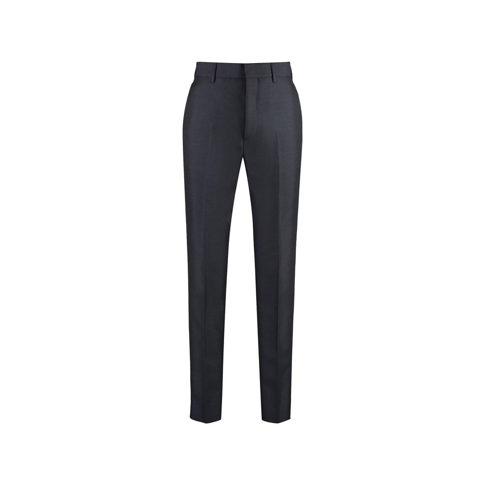 Prada Blue Mohair Dress Men's Pants