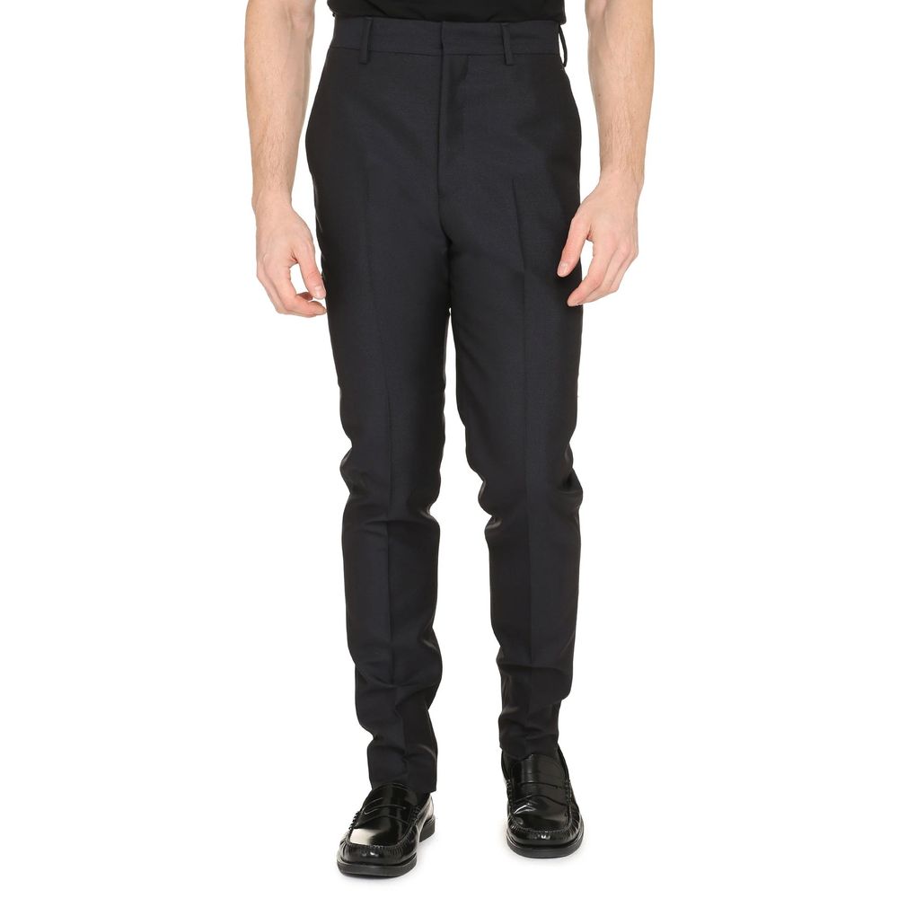 Prada Blue Mohair Dress Men's Pants