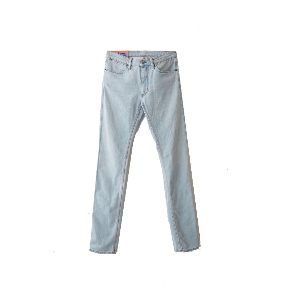Acne Studios Blue Cotton Skinny Men's Jeans