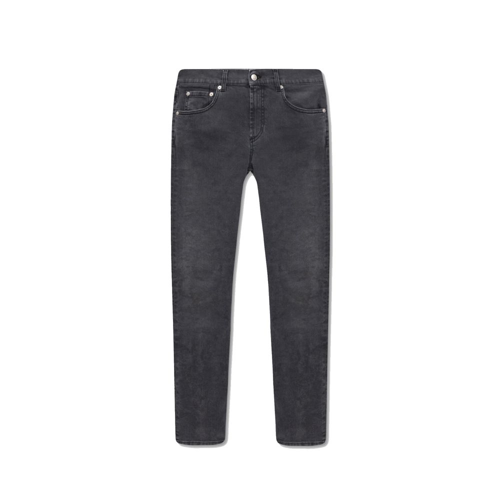 Alexander McQueen Black Cotton Skinny Men's Jeans
