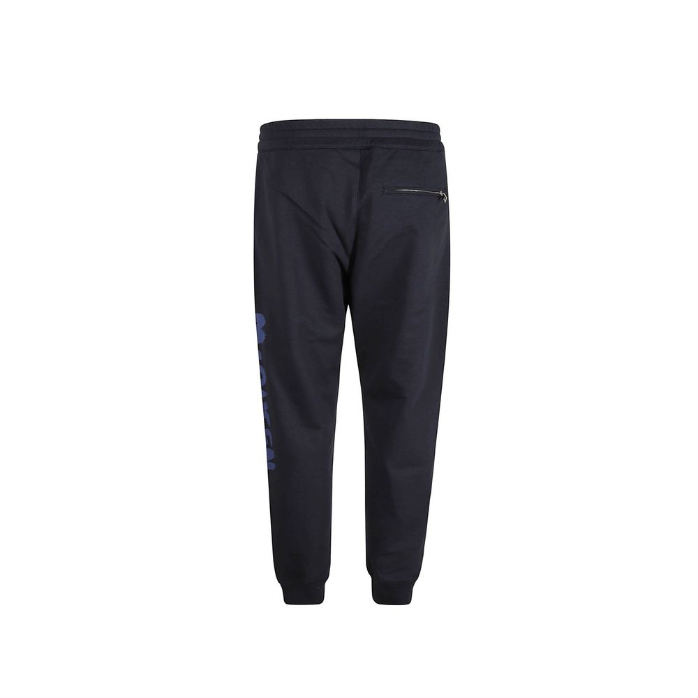 Alexander McQueen Blue Cotton Joggers (Workout Men's Pants)