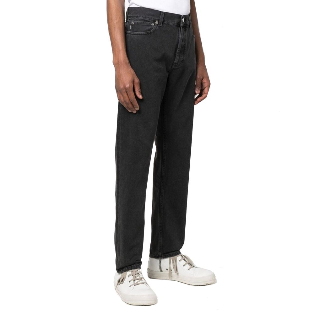 Ambush Black Cotton Straight-Leg Men's Jeans