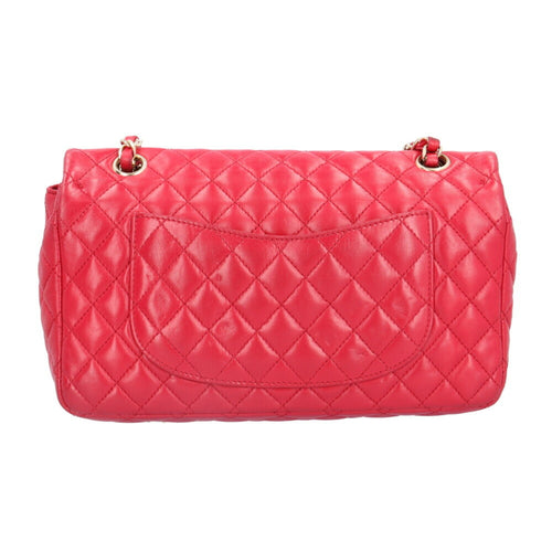 Chanel Matelassé Red Suede Shoulder Bag (Pre-Owned)