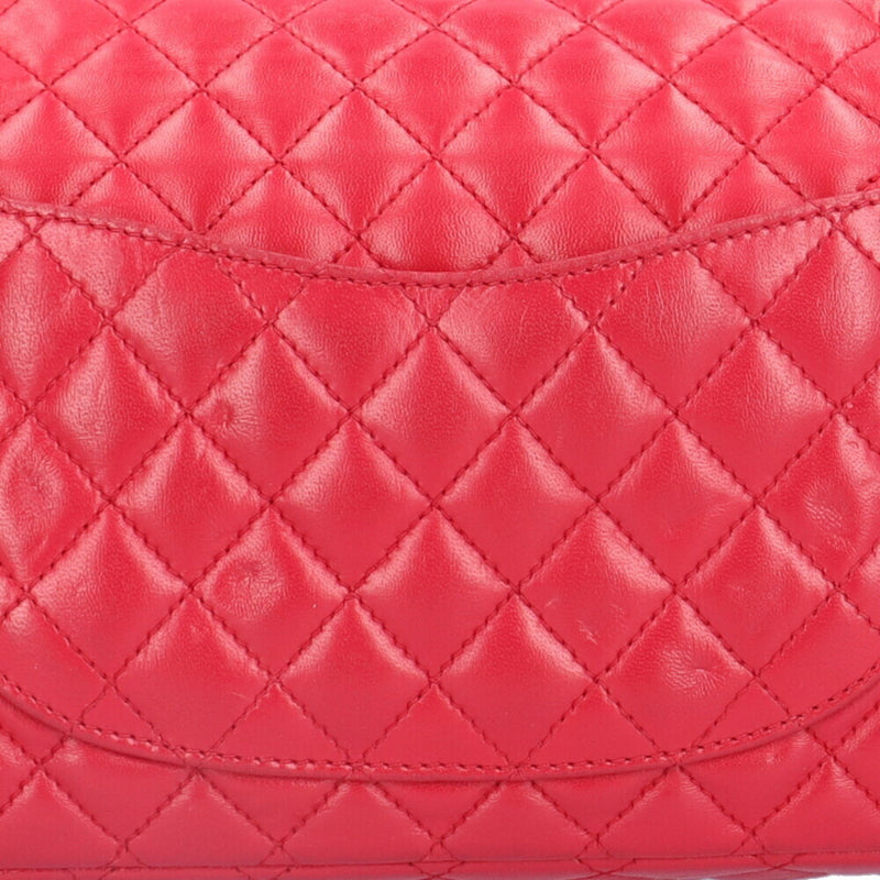 Chanel Timeless Red Suede Shoulder Bag (Pre-Owned)