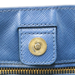 Prada Galleria Navy Leather Handbag (Pre-Owned)