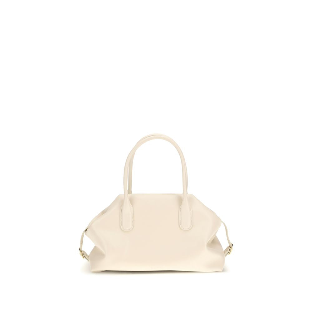 THEMOIRè Beige Other Fibres Shoulder Women's Bag