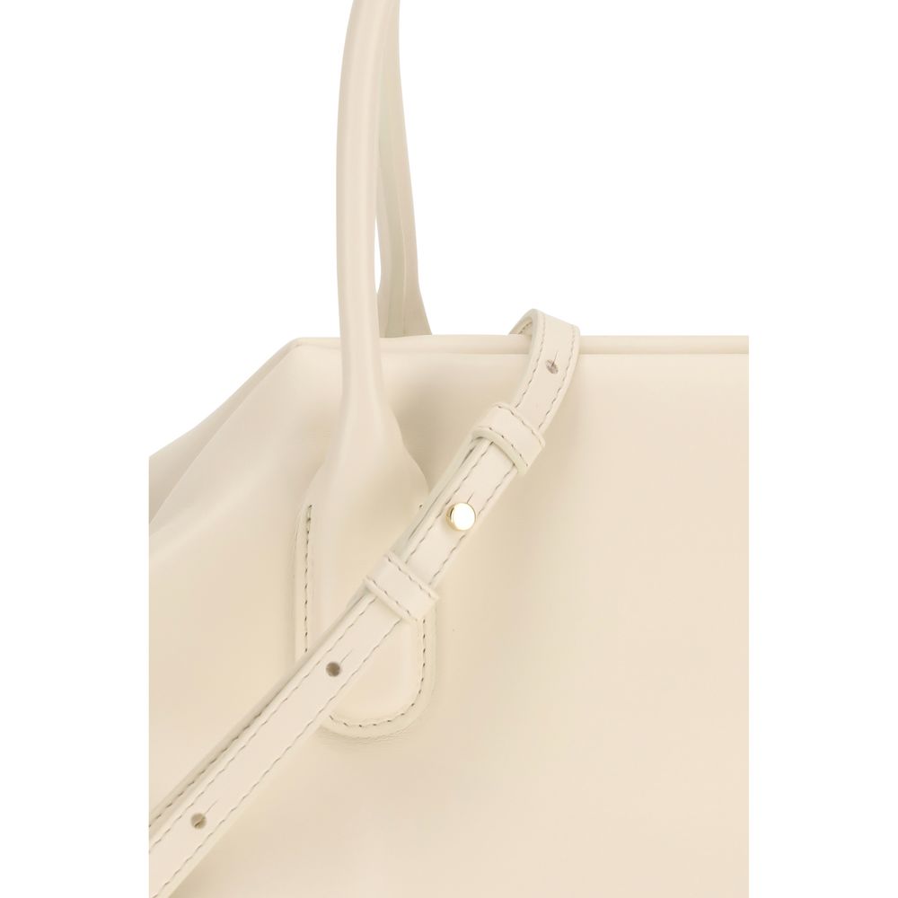THEMOIRè Beige Other Fibres Shoulder Women's Bag