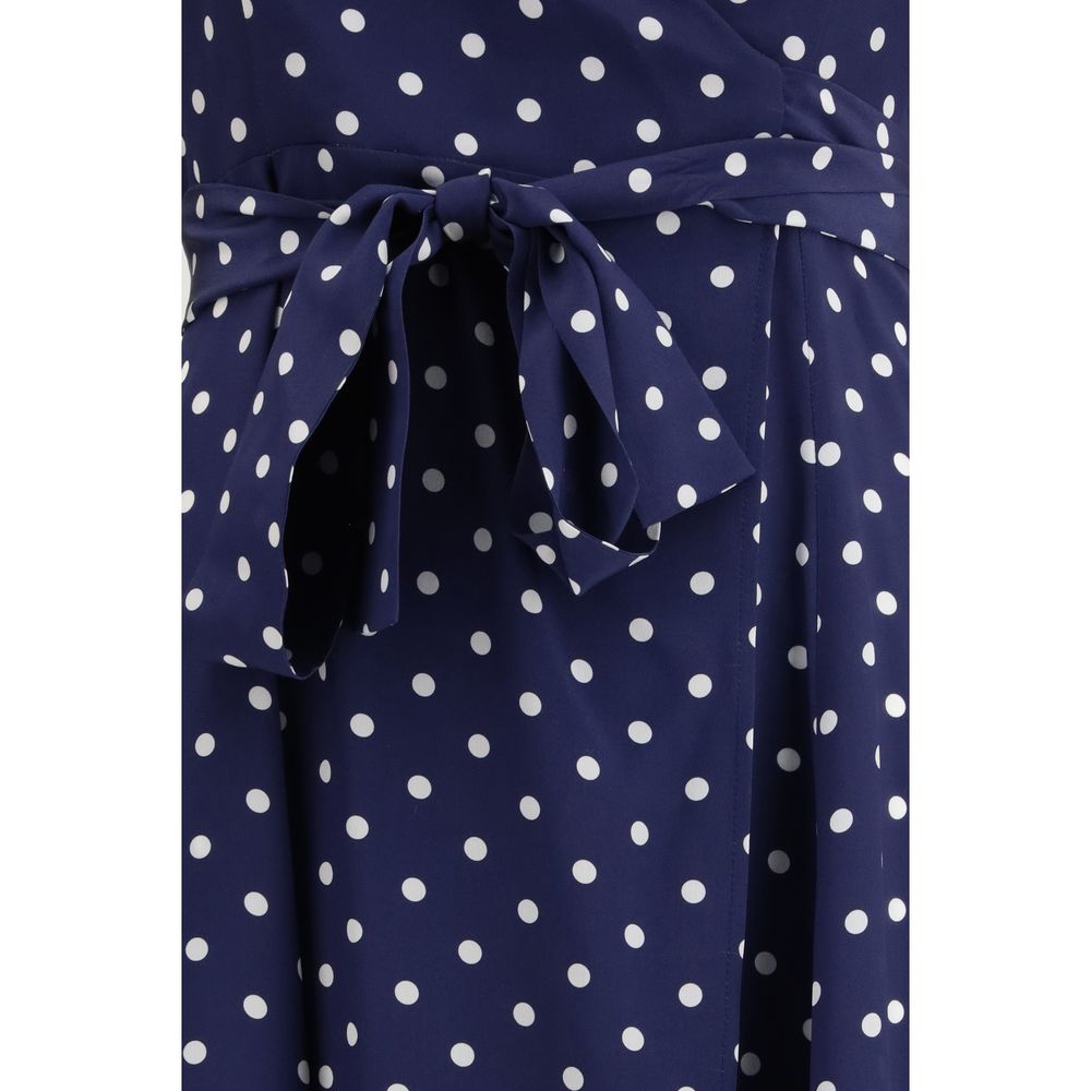 P.A.R.O.S.H. Blue Silk Casual Women's Dress