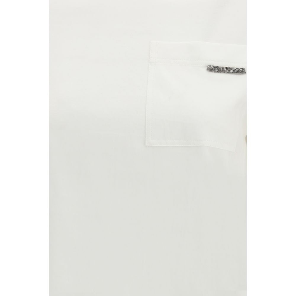 Brunello Cucinelli White Cotton Women's T-Shirt