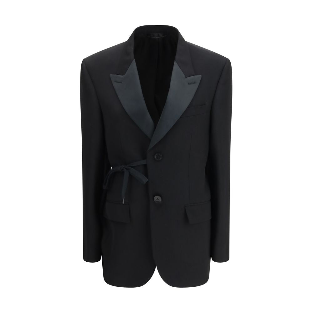 Balenciaga Black Wool Women's Coat