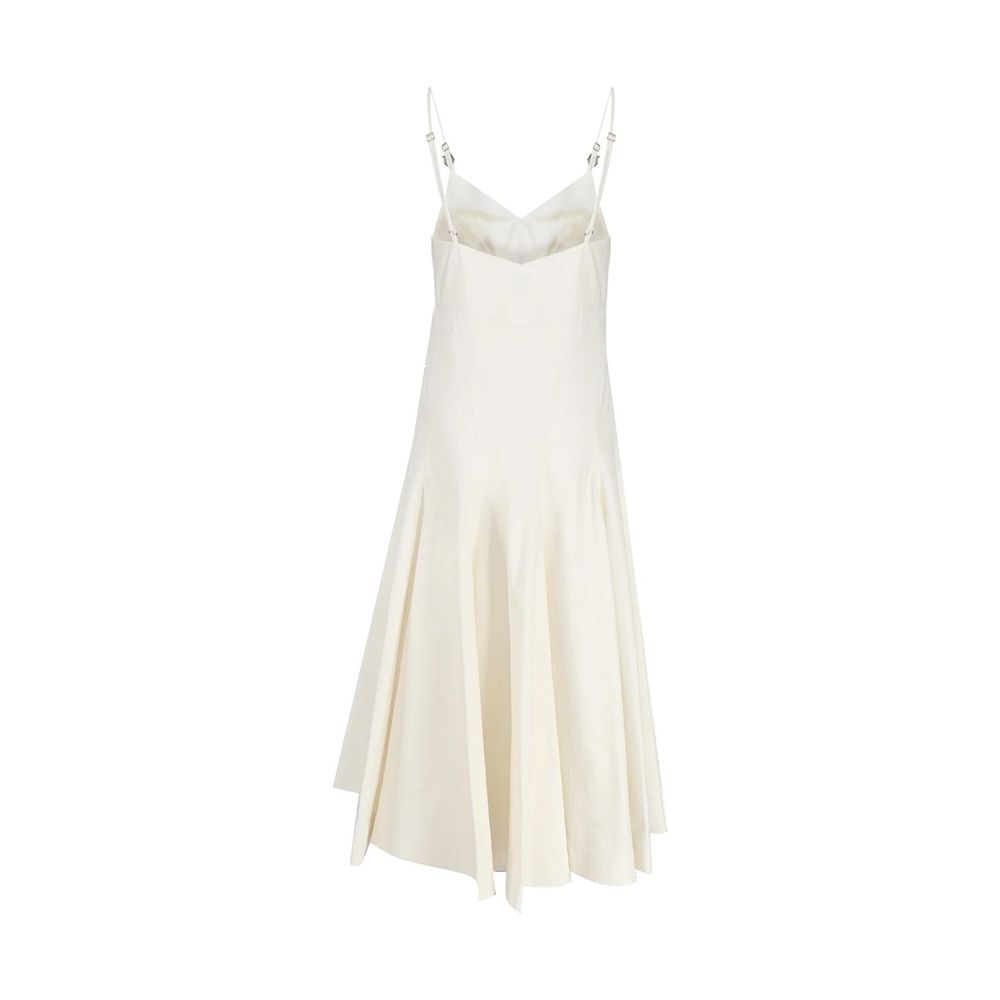 Bottega Veneta White Cotton Casual Women's Dress