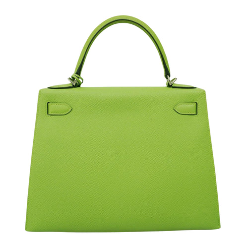 Hermès Kelly Green Leather Handbag (Pre-Owned)