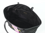 Prada Saffiano Black Synthetic Tote Bag (Pre-Owned)
