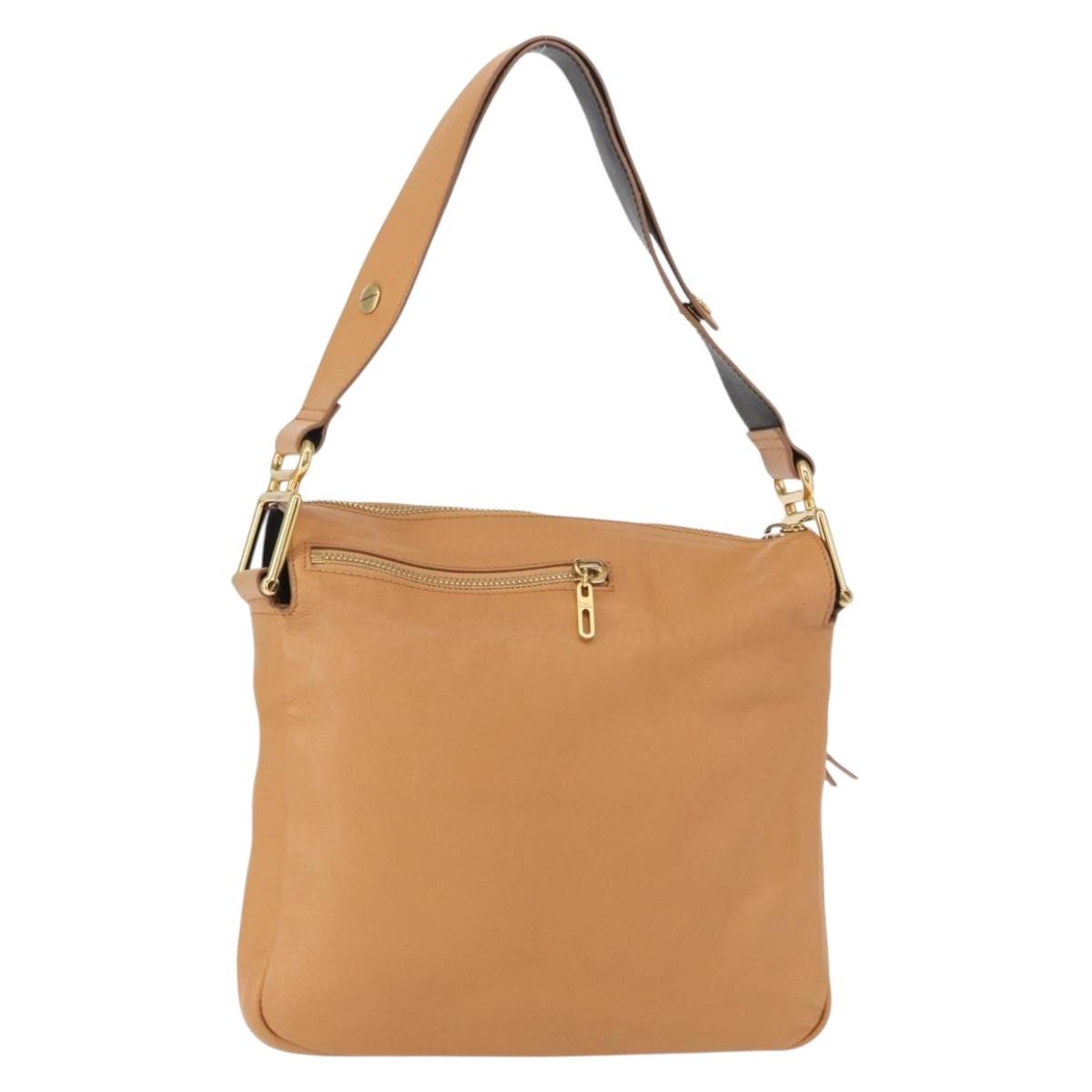 Chloe Vanessa Leather Brown Leather Shoulder Bag Bag (Pre-Owned)