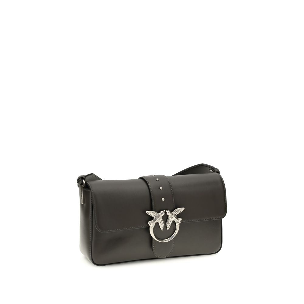 PINKO Bicolor Leather Shoulder Women's Bag
