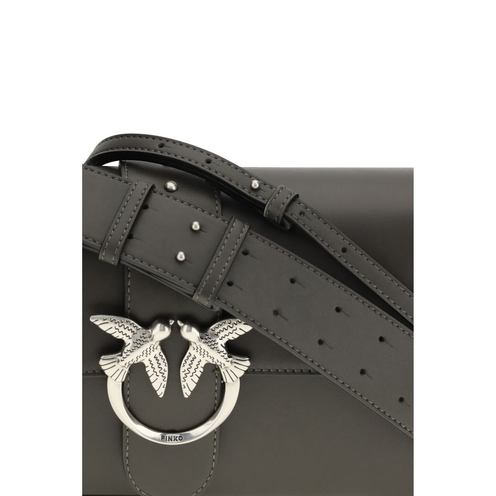 PINKO Bicolor Leather Shoulder Women's Bag