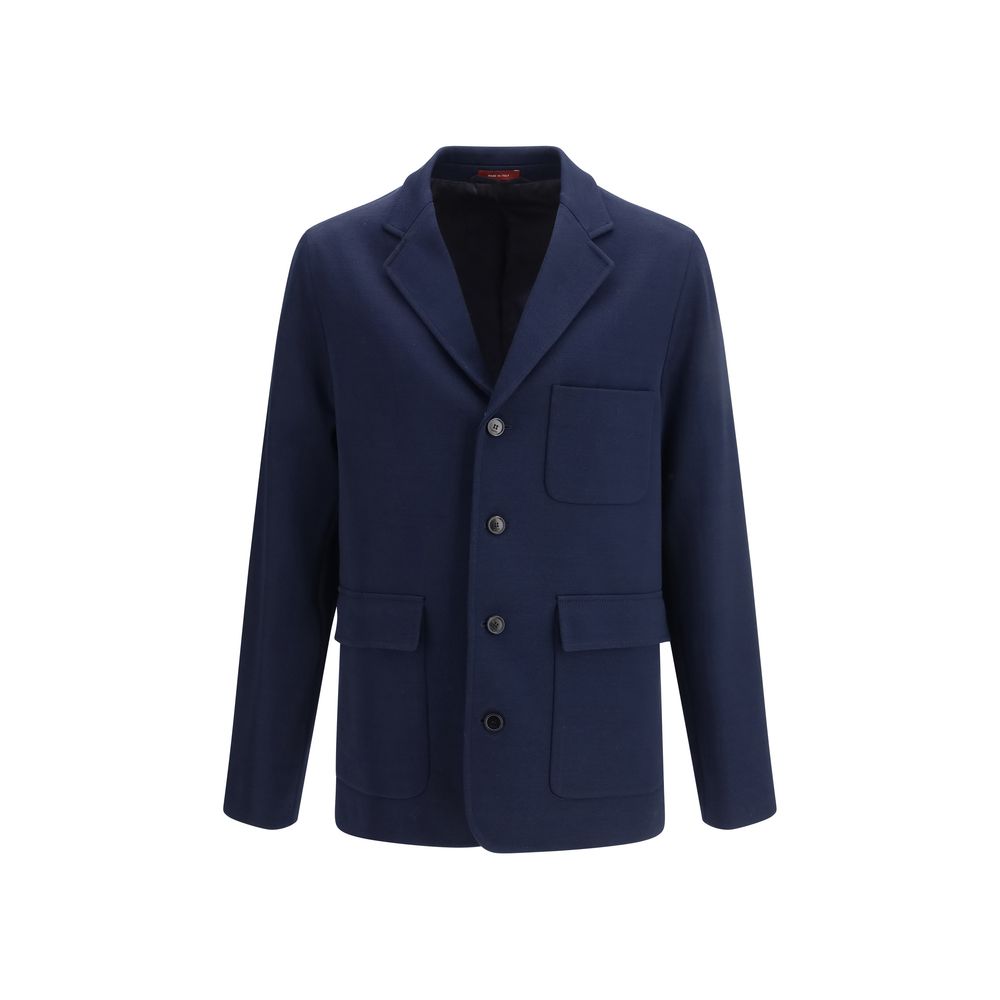 Gucci Blue Cotton Men's Coat