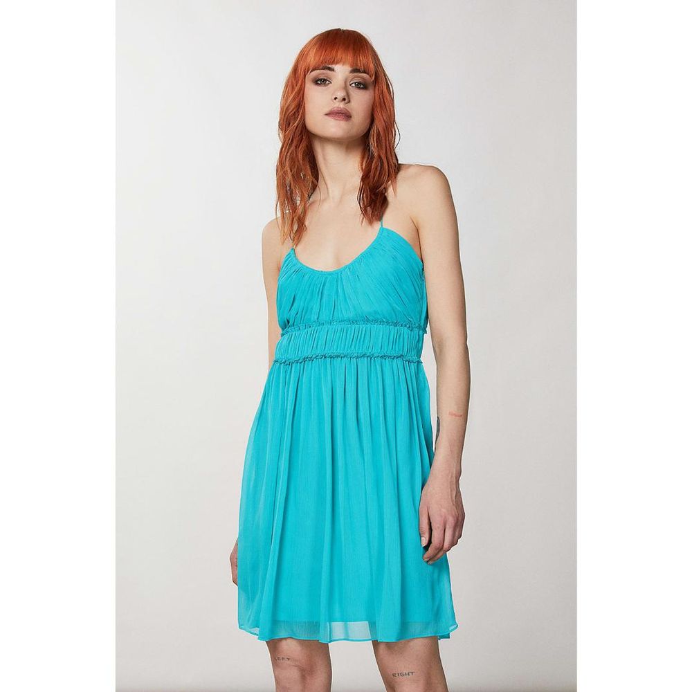 Patrizia Pepe Turquoise Polyester Casual Women's Dress