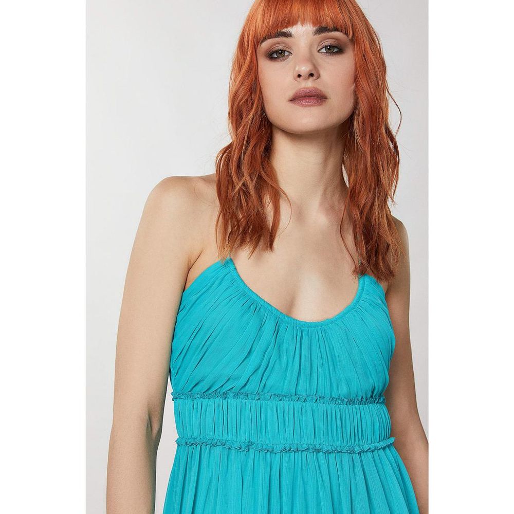 Patrizia Pepe Turquoise Polyester Casual Women's Dress