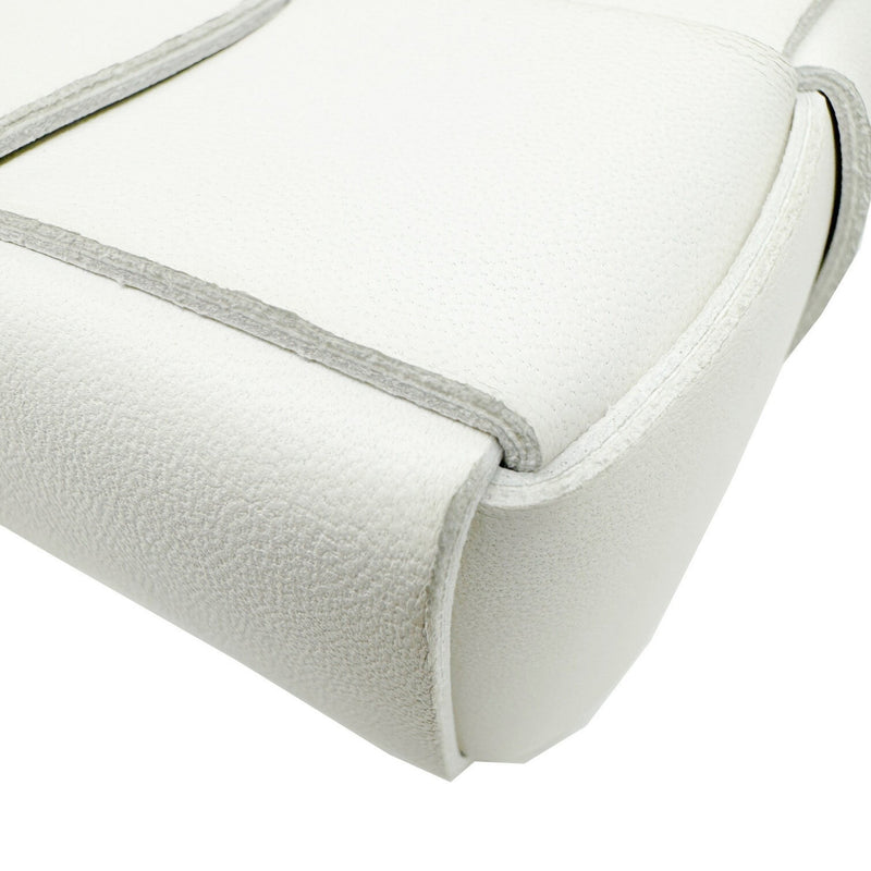 Bottega Veneta Cassette White Leather Shoulder Bag (Pre-Owned)