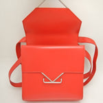 Bottega Veneta -- Red Leather Shoulder Bag (Pre-Owned)