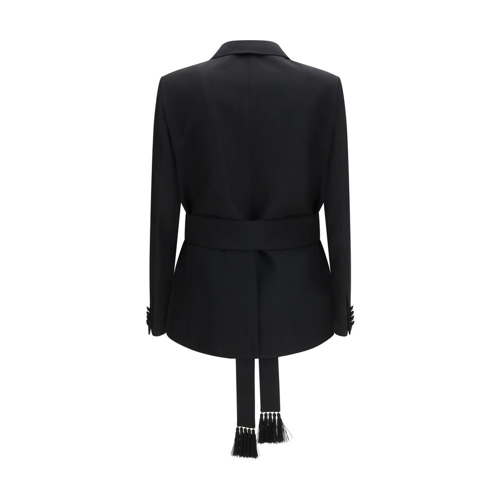 Valentino Garavani Black Wool Oves Aries Men's Blazer
