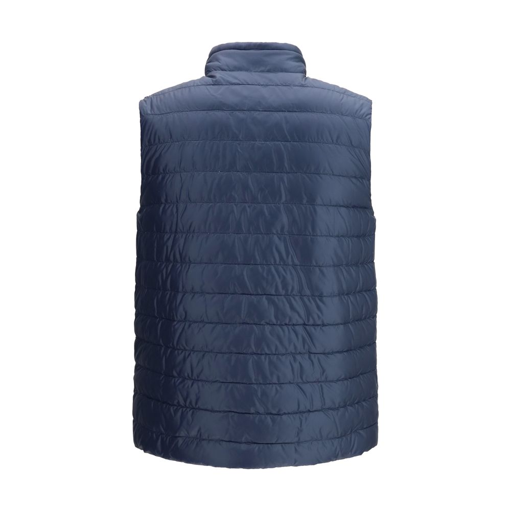 Herno White Polyamide Sleeveless Men's Jacket