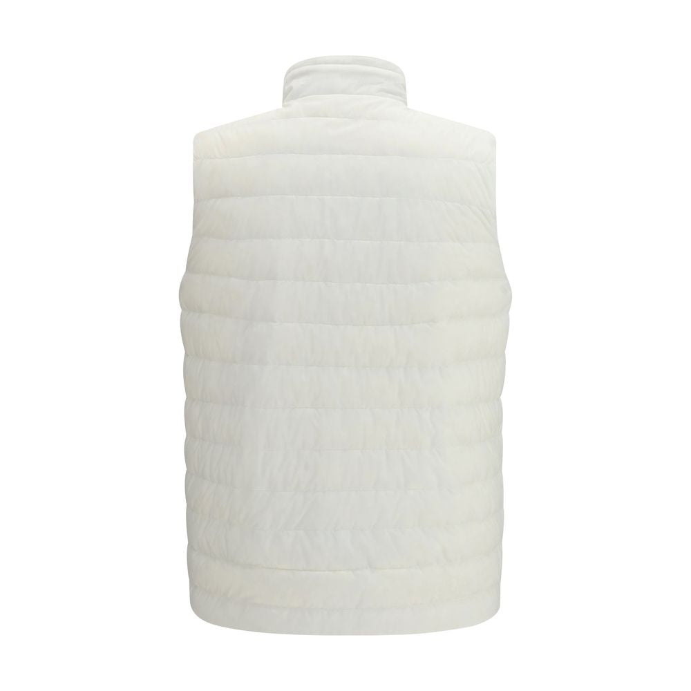 Herno White Polyamide Sleeveless Men's Jacket