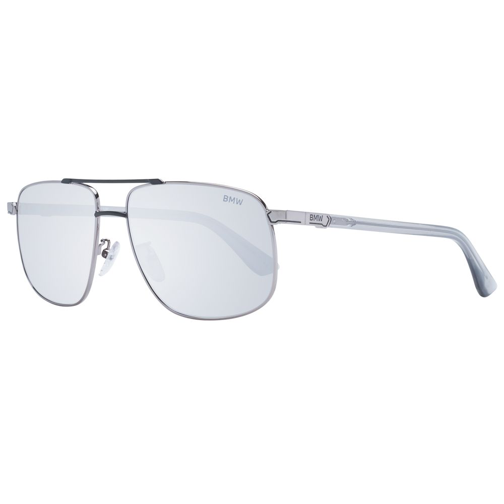 BMW Gray Metal Men's Sunglasses