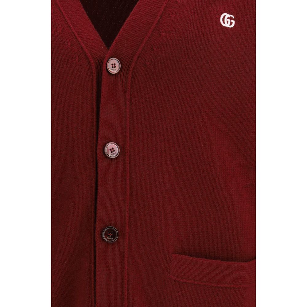 Gucci Bordeaux Wool Men's Cardigan