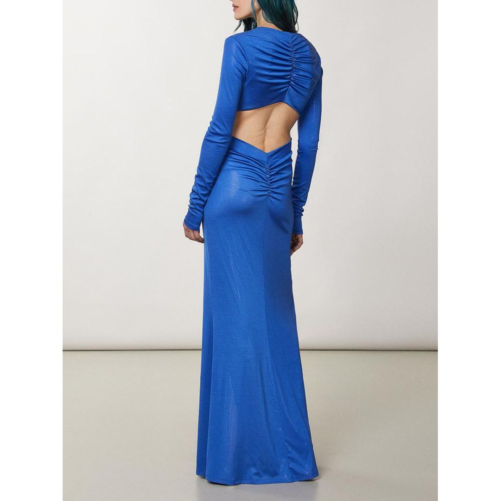 Patrizia Pepe Blue Polyester Casual Women's Dress