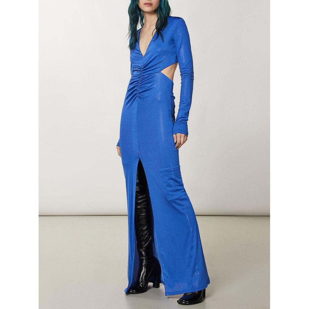 Patrizia Pepe Blue Polyester Casual Women's Dress