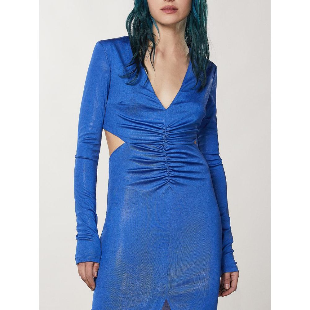 Patrizia Pepe Blue Polyester Casual Women's Dress