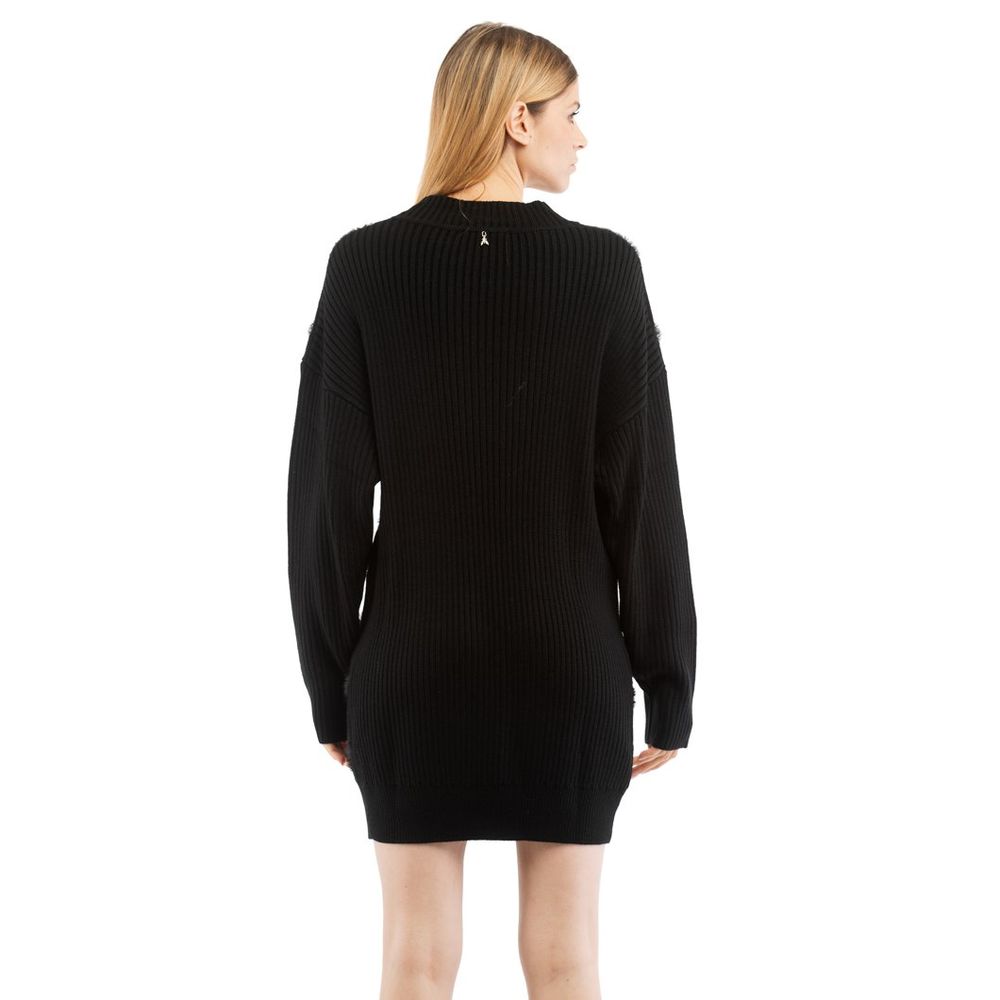 Patrizia Pepe Black Nylon Casual Women's Dress