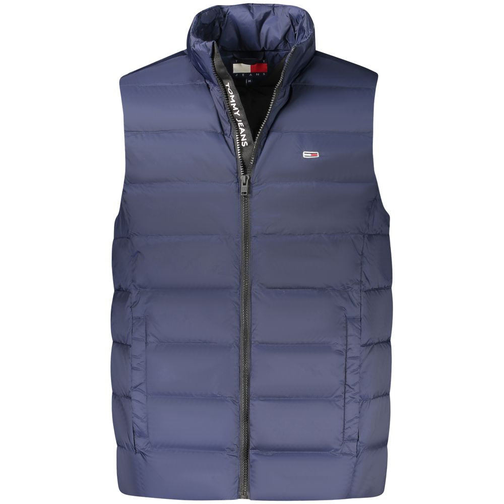Tommy Hilfiger Blue Nylon Men's Sleeveless Men's Jacket