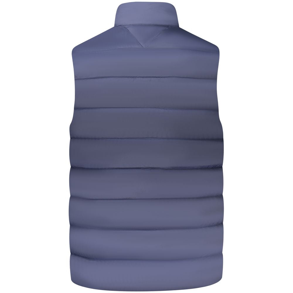 Tommy Hilfiger Blue Nylon Men's Sleeveless Men's Jacket
